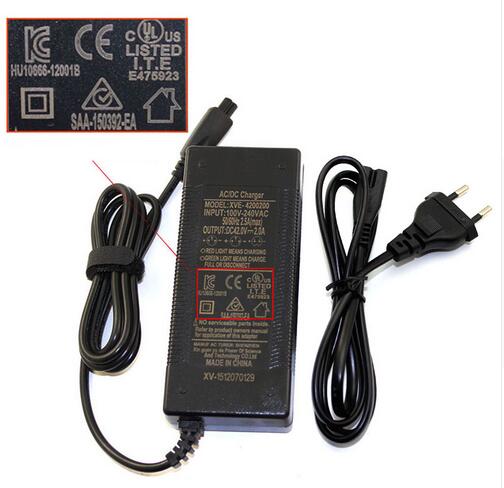 UL Hoverboard Charger Plug voor 2 wiel scooter Plug hoverboard EU Oplader elektrische skateboard UK Voeding US Charger: Default Title