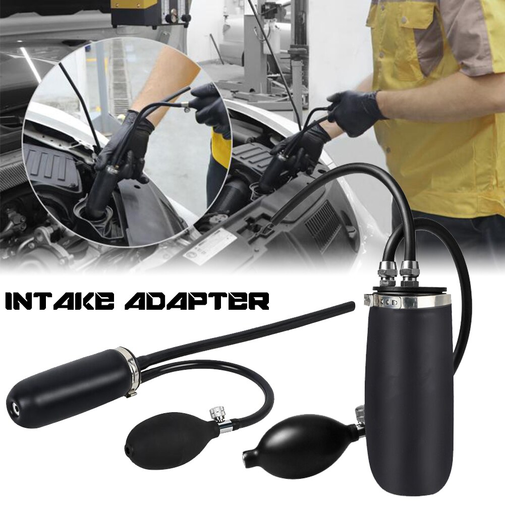 Adaptador Universal de entrada de diagnóstico para máquina automotriz, adaptador de escape de sellado rápido, Detector de fugas de humo, funda