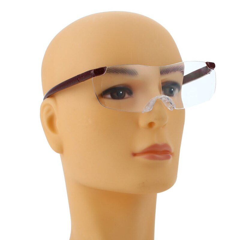 250 Graden Vision Bril Vergrootglas Vergrootglas Eyewear Leesbril Draagbare Voor Ouders Verziend Vergroting