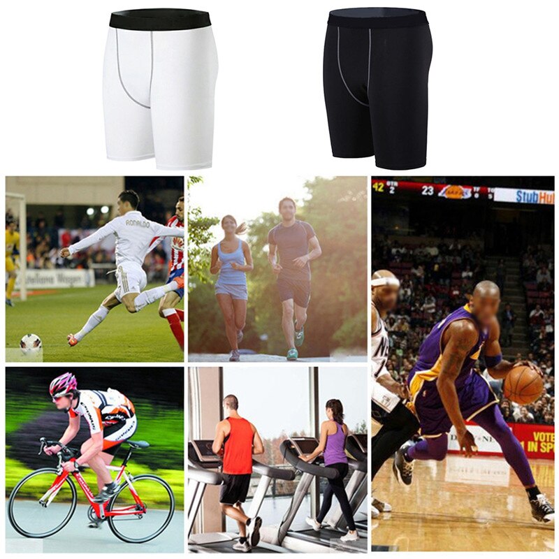 Mallas deportivas de compresión para hombre, ropa interior de entrenamiento estrecho de secado rápido, pantalones cortos de capa Base