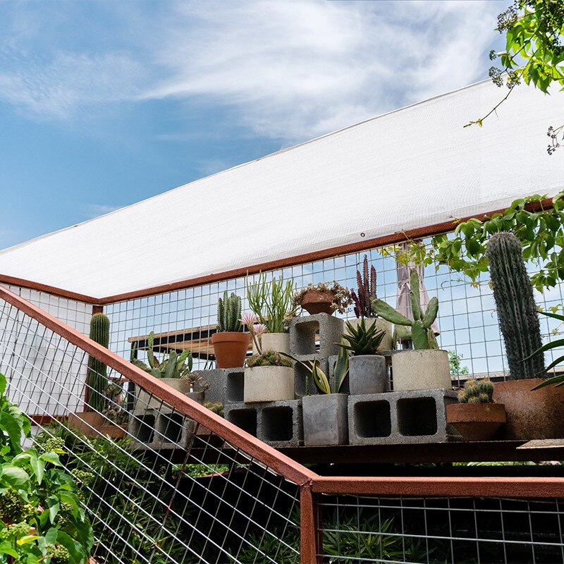 Vele Grootte Zeer Dikke Hoge Witte Kleur Luifel Outdoor Tuin Balkon Auto Zon Bescherming Zonnescherm Netto