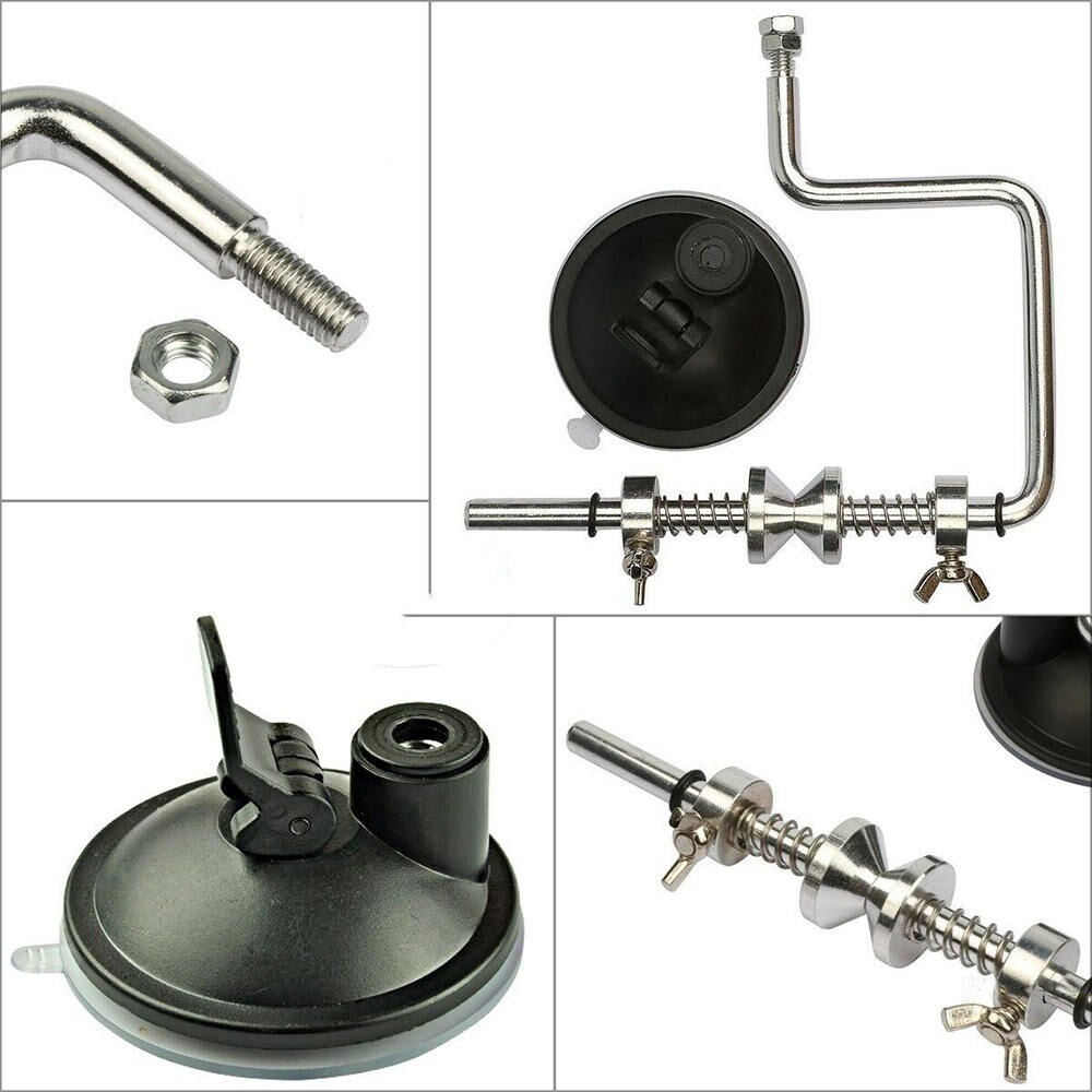 Portable Aluminum Fishing Line Winder Reel With Vacuum Grip Device Spooler System Fishing Tackle Accessories