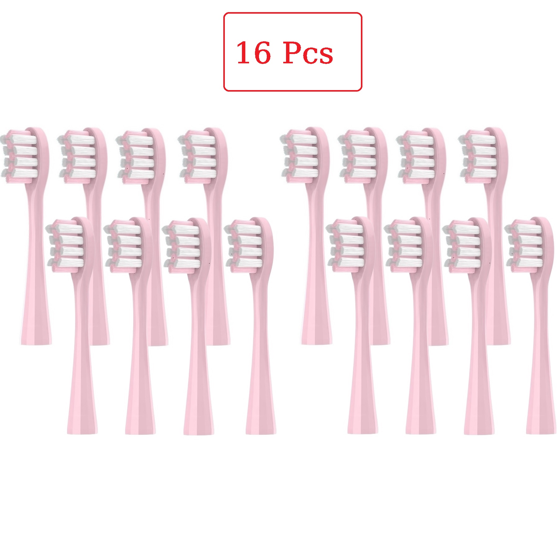 4/8/12/16 Pcs Replacement Brush Heads For usmile Electric Toothbrush Head Deep Clean Type / Soft Bristle Type: transparent