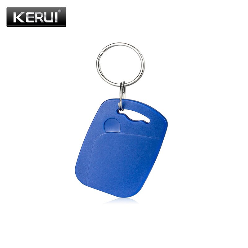 KERUI, Kit de bricolaje, W2 sistema de alarma WIFI/GSM 2,4 pulgadas Touch Panel seguridad Detector de movimiento, Sensor de puerta Buglar sistema de alarma: RFID card