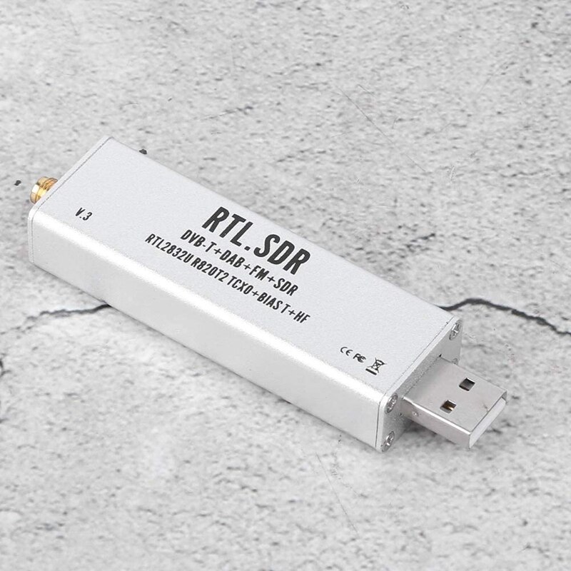 Full Band Receiver, SDR Radio Communication System 0.1MHz‑1.7GHz for XP / Win10 / An-Droi