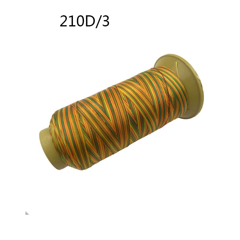 Hilo de coser de nailon de alta resistencia, hilo de coser de Color arcoíris, accesorios de cuero, accesorios de ropa, 150D