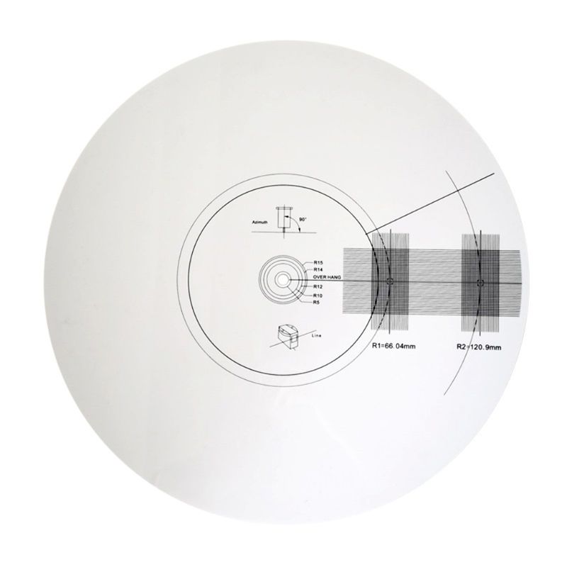 Moon Mushroom Premium Slipmat - 3mm Dicke Plattenspielermatte Für Besseren Sound