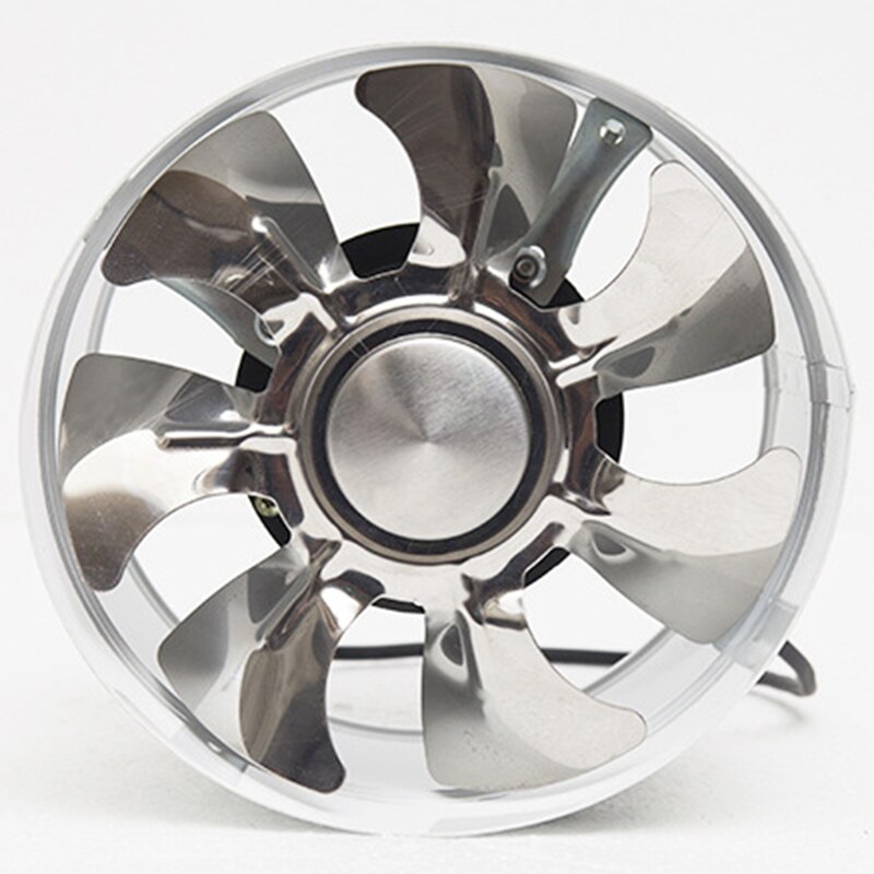 8 Inch Duct Fan Air Ventilator Metal Pipe Ventilation 200V Exhaust Fan Mini Extractor Bathroom Fan Wall Fan