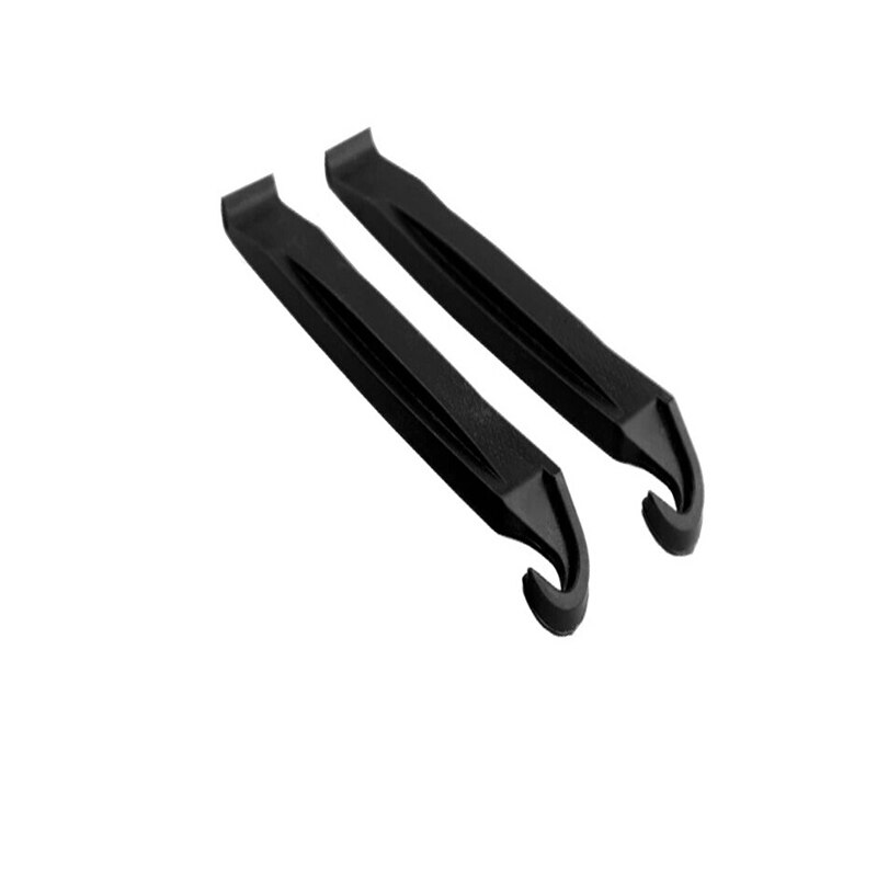 1 ud., herramienta de reparación de neumáticos de bicicleta, bicicleta de montaña, neumático, cuchara, cambio de tubo, palancas, herramientas portátiles para bicicleta, accesorios de ciclismo: black 2 pieces