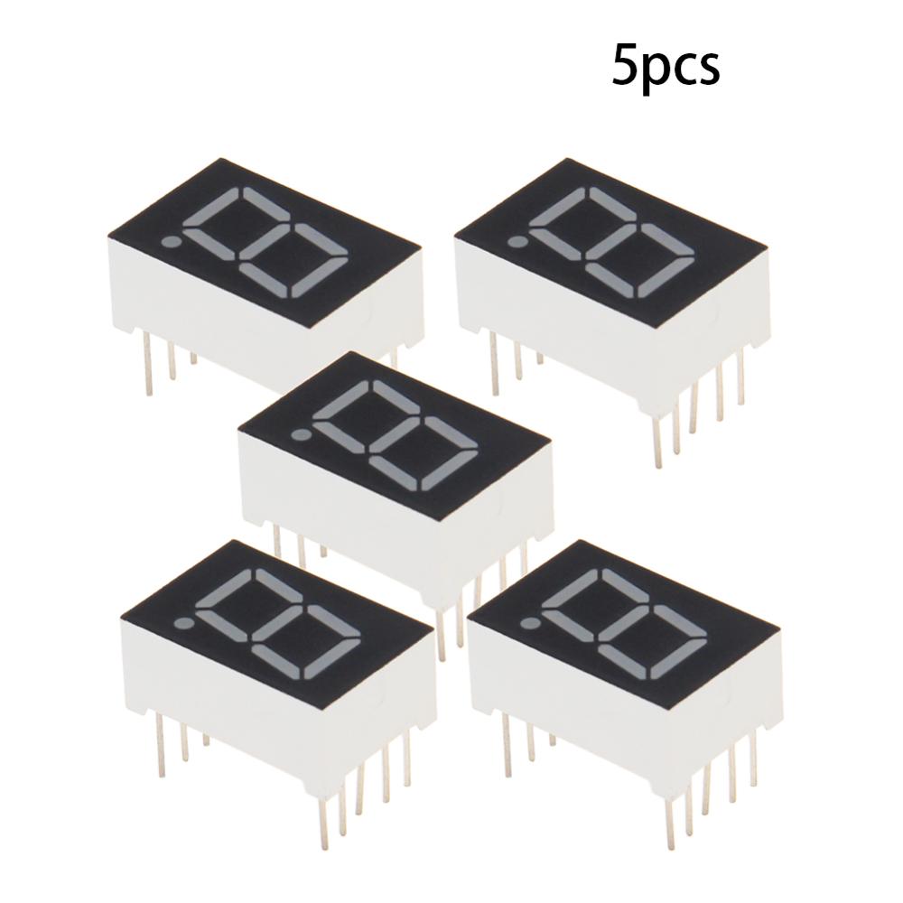 1 ~ 20 Pcs 1 Bit Common Cathode/Anode Led Display Digitale Buis 10 Pins 7 Segment 2V 20mA Rode Led Segment Displays: 5011BH x5pcs