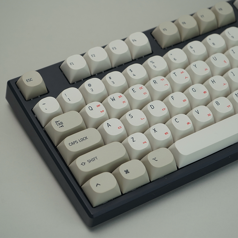 NPKC Hangul Keycaps Set Korean MA Profile Retro Keycap PBT Japanese Key caps for Cherry MX Switch Mechanical Keyboard Key cap