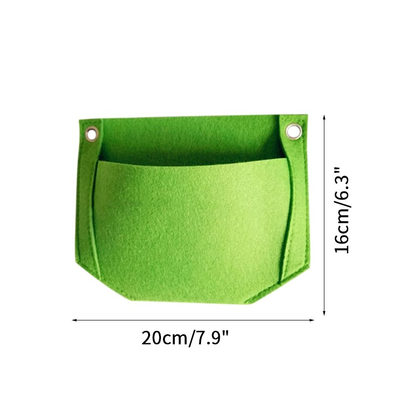 Casa Giardino Pensile Borse Feltro Giardino Coltiva il Sacchetto Tessuto Crescere pentola Giardino Verticale Tessuto Borse E Ripari per Piantumazione di verzura Vasi di Piante Vaso di fiori