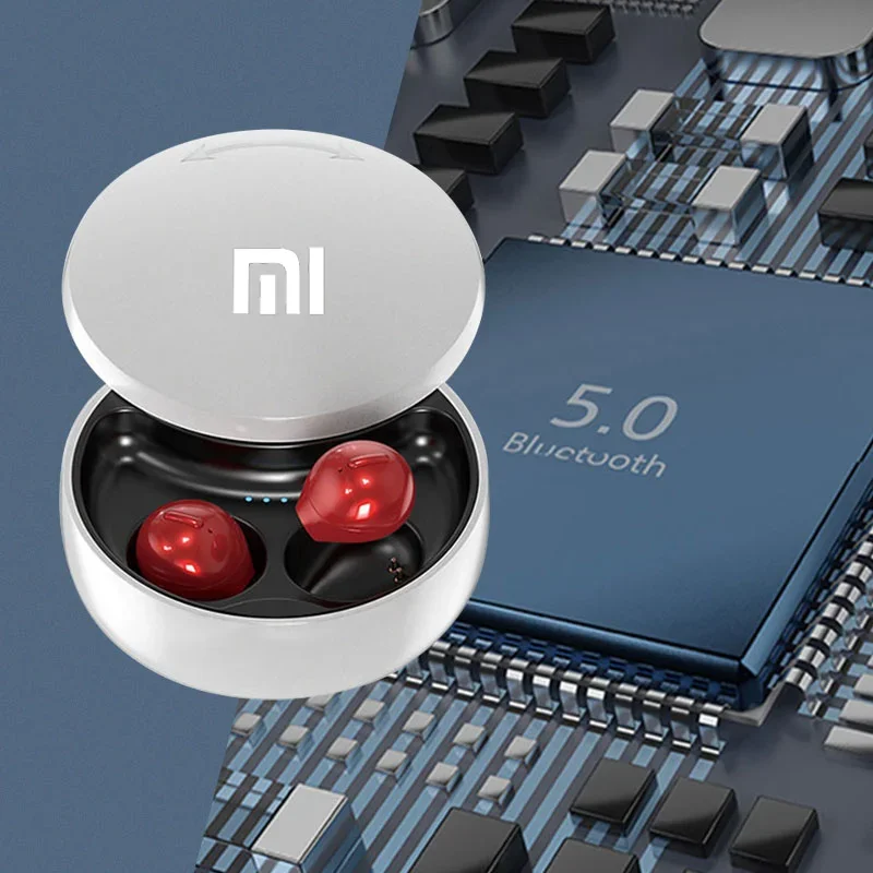 Xiaomi-auriculares invisibles con Bluetooth TWS, miniauriculares inalámbricos con Bluetooth 5,0, resistentes al agua, deportivos y para videojuegos con micrófono