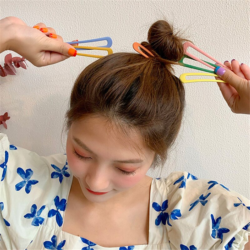 Bastón para el cabello estilo antiguo minimalista Simple para mujer, alfileres de aleación en forma de U, accesorios geométricos para el cabello para niña, joyería