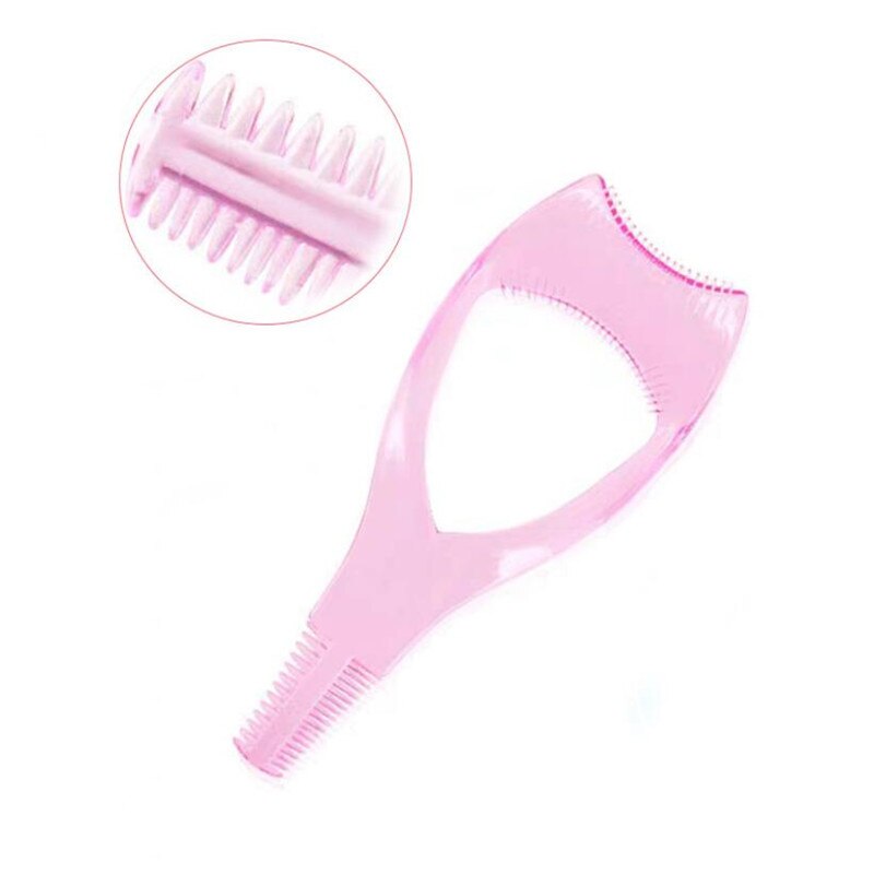 Wimper Gereedschap 3 In 1 Make-Up Mascara Shield Guard Curler Applicator Kam Guide Card Make-Up Tool Beauty Cosmetische Tool