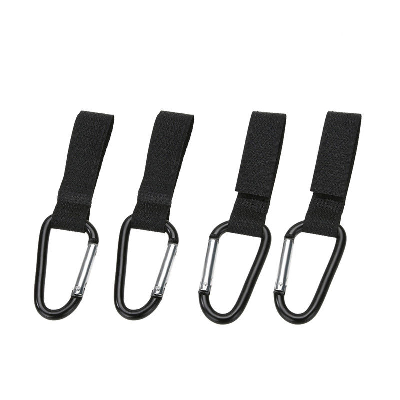 4 pièces Bébé Poussette Poussette Landau Chariots Clip Crochet Sacs Suspendus Carabine Titulaire