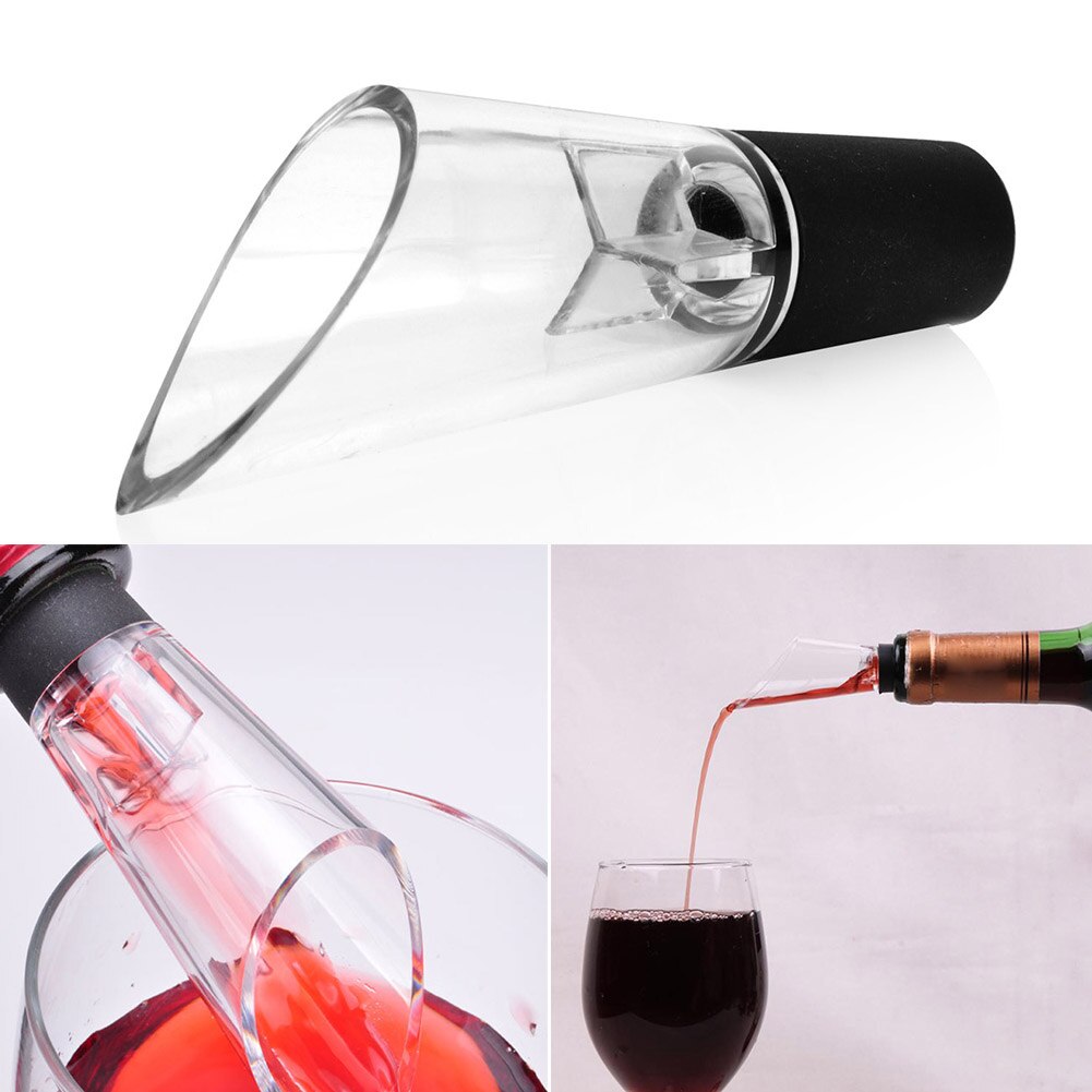 Wine Aerator Acrylic Silicone Pour Spout Decanter YU-Home