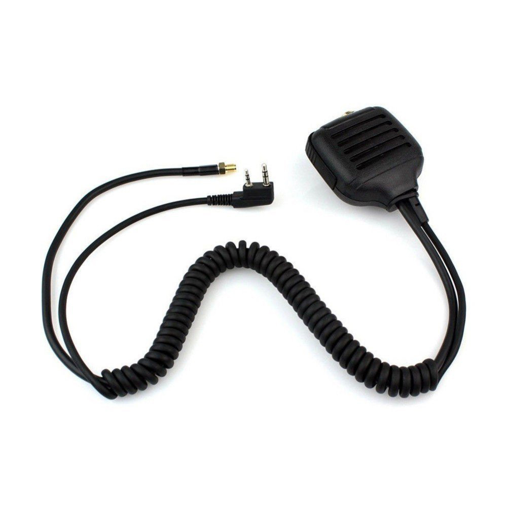 Altavoz de Radio bidireccional UHF VHF, micrófono con antena de conector SMA, altavoces de radio, altavoces de radio portátiles