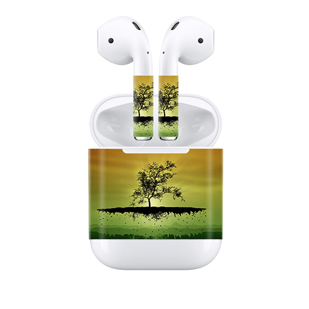 Leuke Dust Guard Case Inner Sticker Voor Airpods 1 2 Airpod Huid Beschermende Cover Stickers Voor Apple Air Peulen Volledige wrap Sticker: TN-AirPods-1113