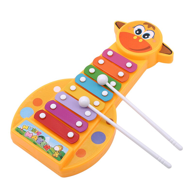 Kids Lawaaimaker Xylofoon Wijsheid Juguetes Muziek Instrument Speelgoed voor Kinderen Mew Baby Kids Baby 8-Note Xylofoon Musical speelgoed