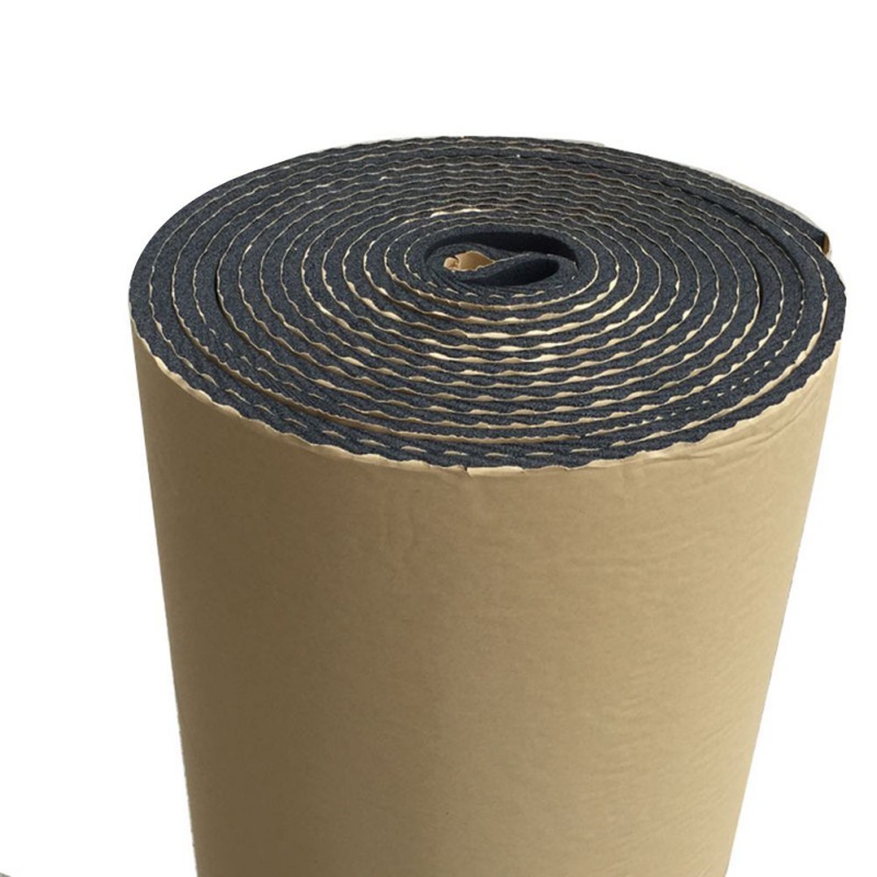 Estera de goma espuma NBR aislante de Sonido automático para coche B2, retardante de llama, aislamiento de vibración, 5mm * 50cm * 200cm
