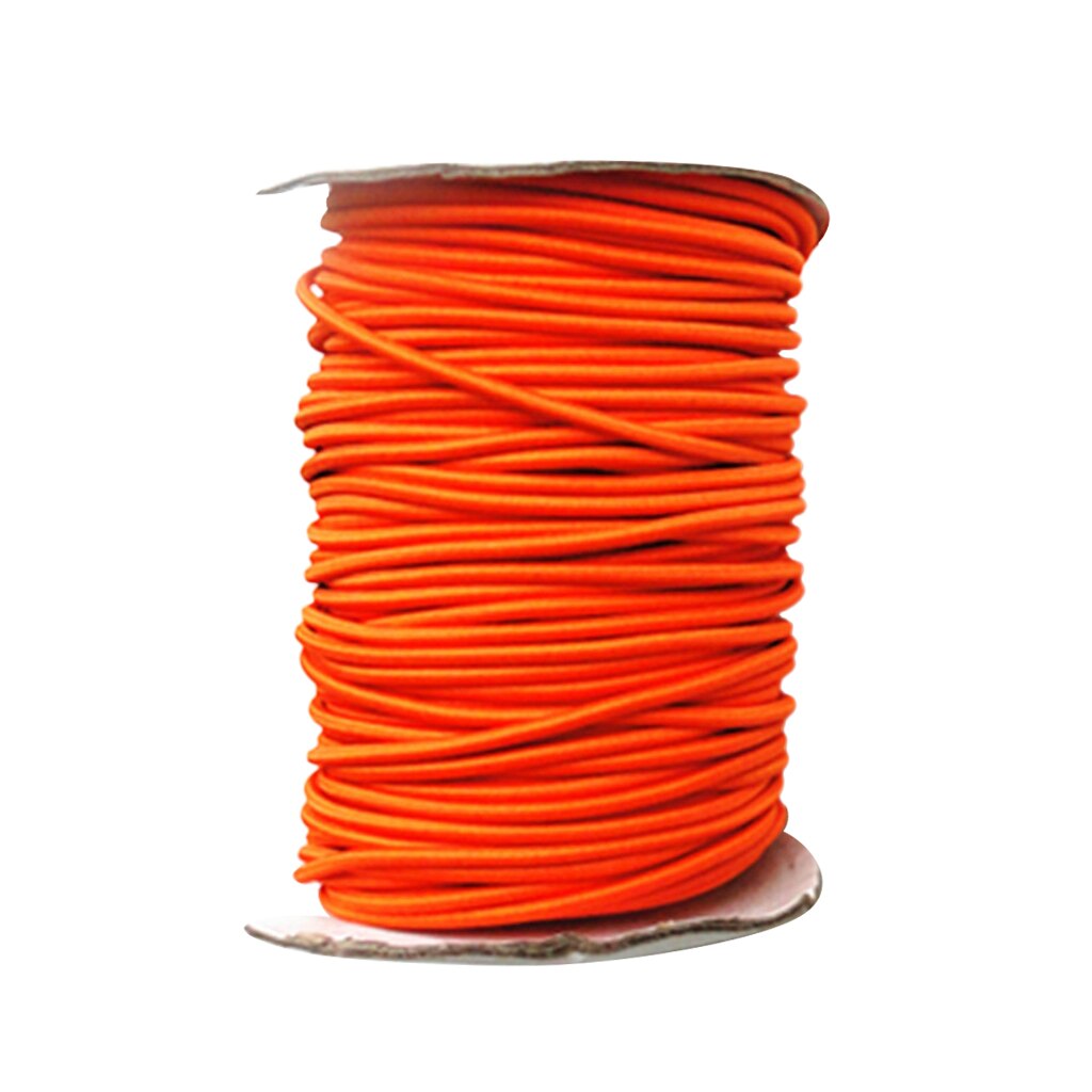 Cuerda Elástica naranja de 4mm y 10m, cordón de choque, fundas para barcos y remolques