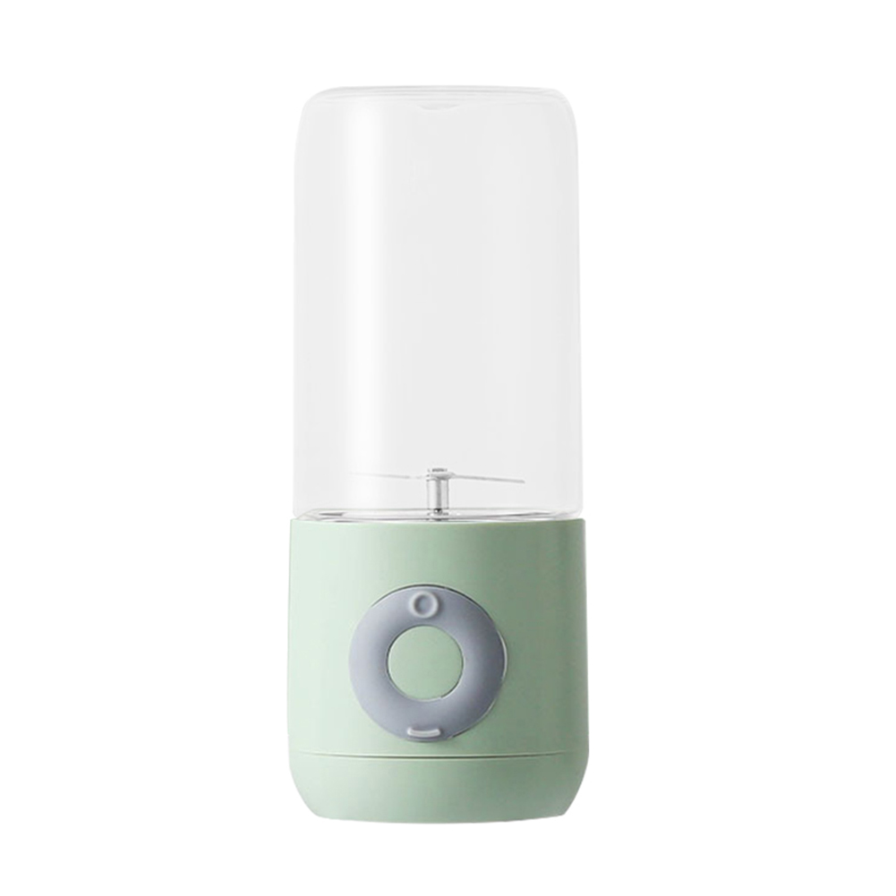 Licuadora portátil recargable por USB, Mini procesador de alimentos para el hogar, batidora, máquina exprimidora, taza procesadora de alimentos, 500ml: Green