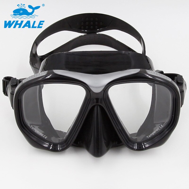 Hvalmærke scuba voksne dykkerbriller spearfishing scuba gear svømmemaske dykkerbriller dykkermaske udstyr