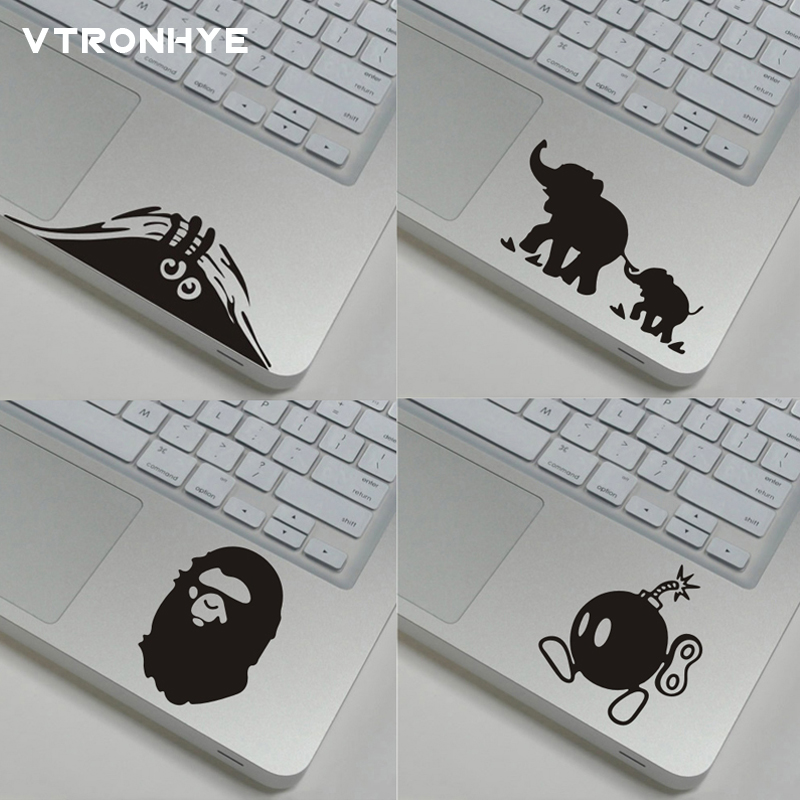 Cute Elephant Decal Vinyl Stickers Suitable for MacBook Air Pro Retina 11 12 13 15 17 inch Laptop Trackpad Skin Stickers