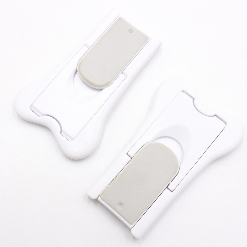 4 pièces de serrures de porte de sécurité Anti-pincement ABS pour bébé, protection de doigt de serrure de fenêtre Mobile