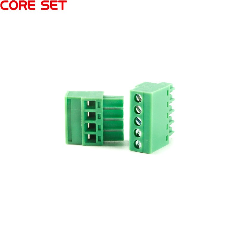5Pcs KF2EDGKB PCB Vertical Connector Plug-in Terminal Pitch 3.81MM Connector 2/3/4/5/6/8P Terminal Block 300V 8A Pluggable