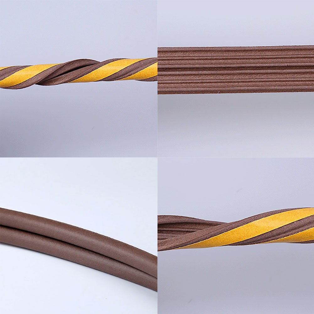 3M+3M Rubber Seal Weather Strip Foam Tape Door Window Anti-Collision Self Adhesive Foam Seal Strip Soundproofing Seal Collision