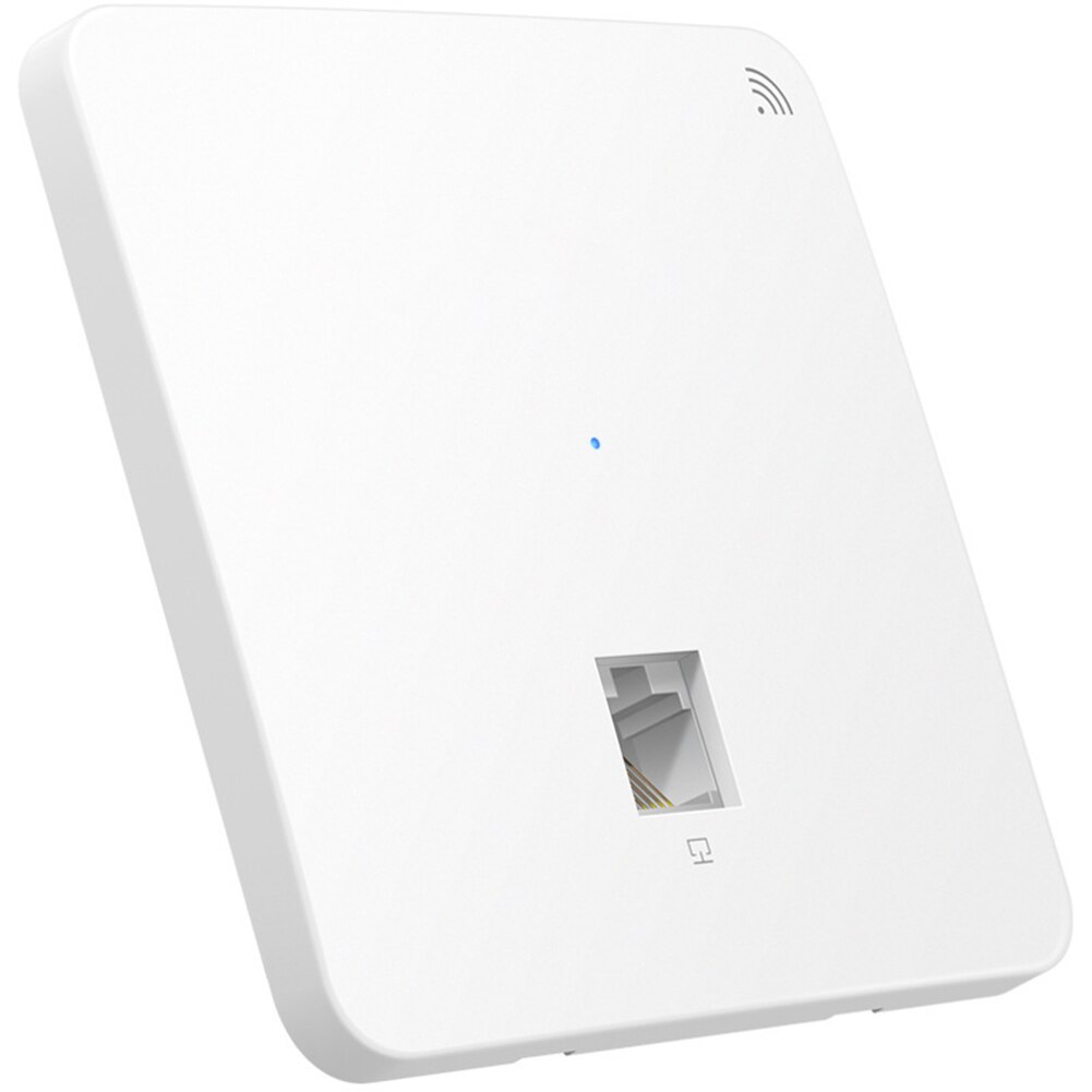 Intérieur PoE alimentation professionnelle sans fil AP panneau mur intégré répéteur 300Mbps bureau pratique Point d'accès facile à installer