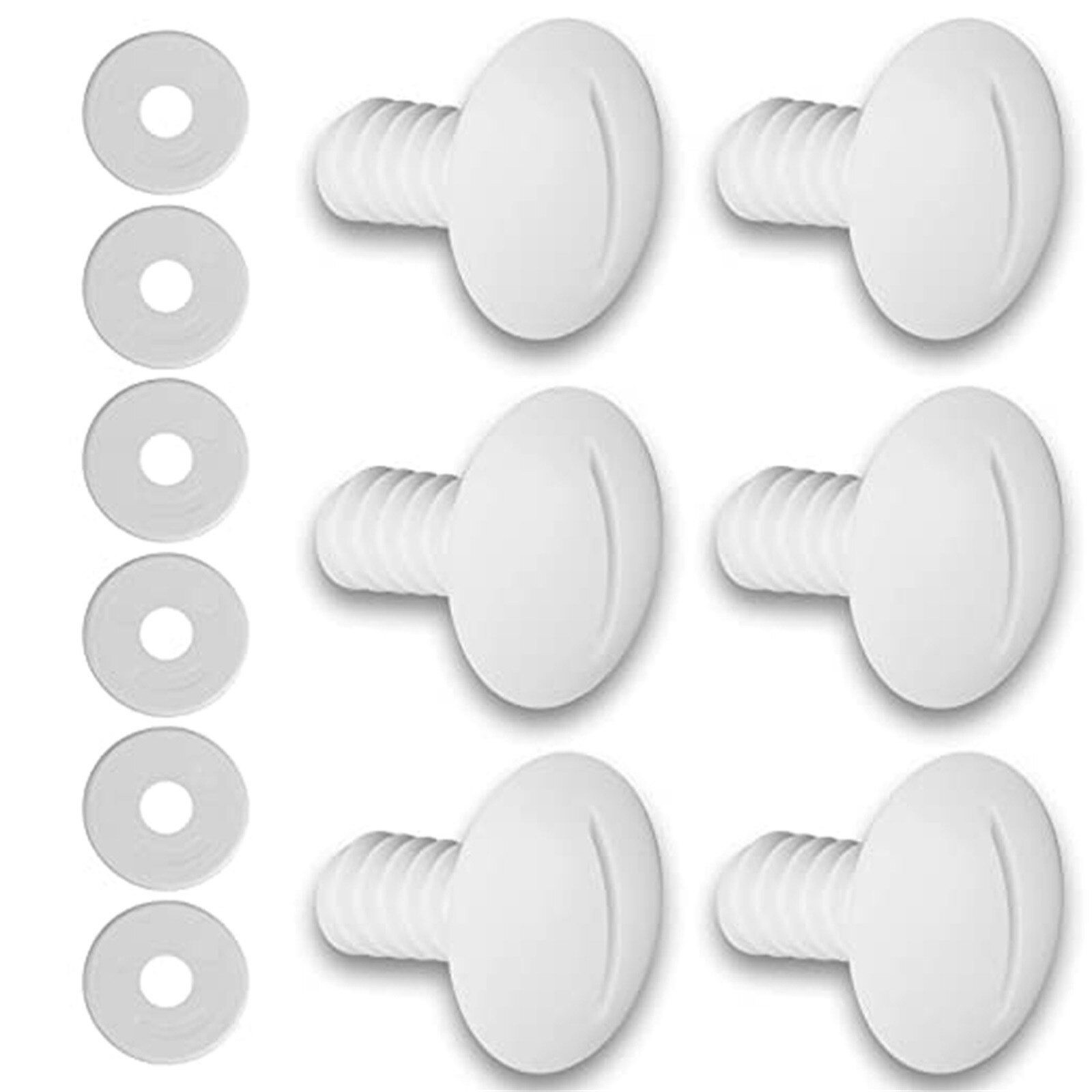 6Pc Plastic Hub Schroef Set 180/280 Vervangende Onderdelen C55 C-55 Zwembad Cleaner Onderdelen Schoner
