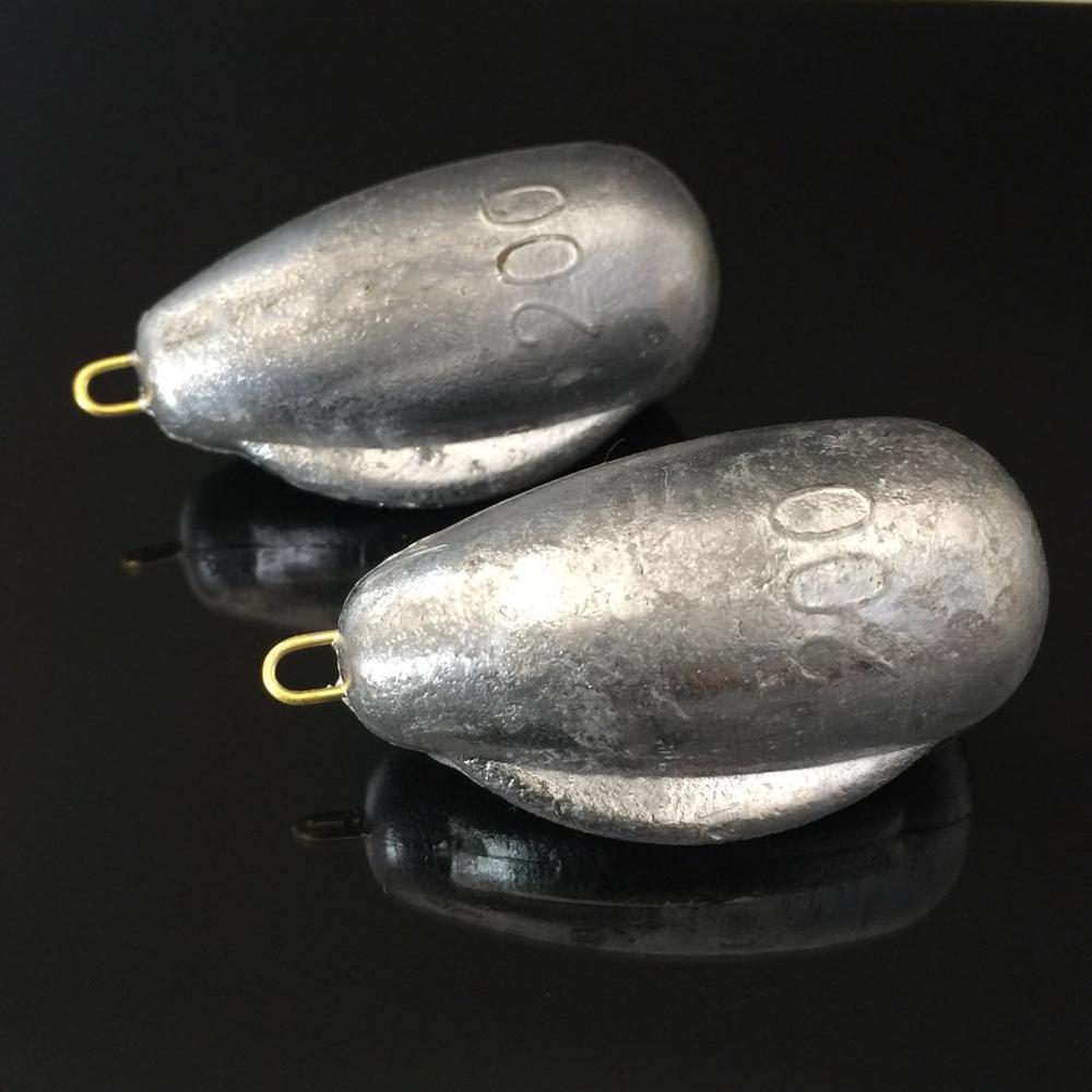 1pc 80g 100g 120g 150g 200g 250g 300g lyijy uppoavat lyijypainot veneen kalastus viehe koukkutarvikkeet tarvikkeet ontto ja kiinteä