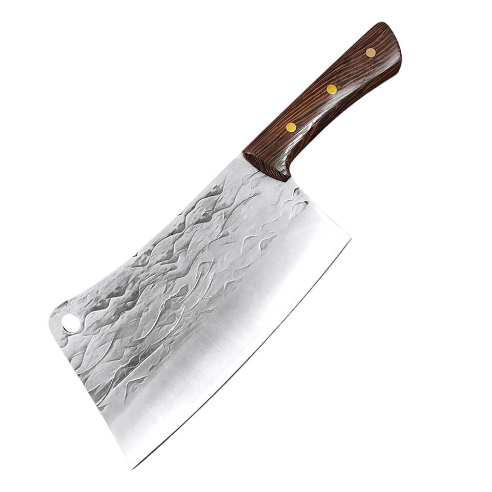 Butcher Knife Stainless Steel Bone Chopping Kitchen Knife Chef Handmade Bone Chop Knife Multifunctional: Knife C