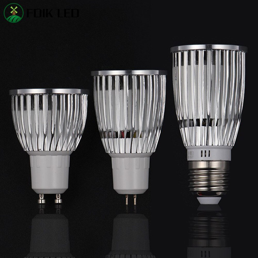 Led valo 9w 12w 15w 20w cob  mr16 gu10 e27 e14 led himmentävä urheiluvalolamppu suuritehoinen polttimo  mr16 12v e27 gu10 gu5.3 e14 cob polttimo