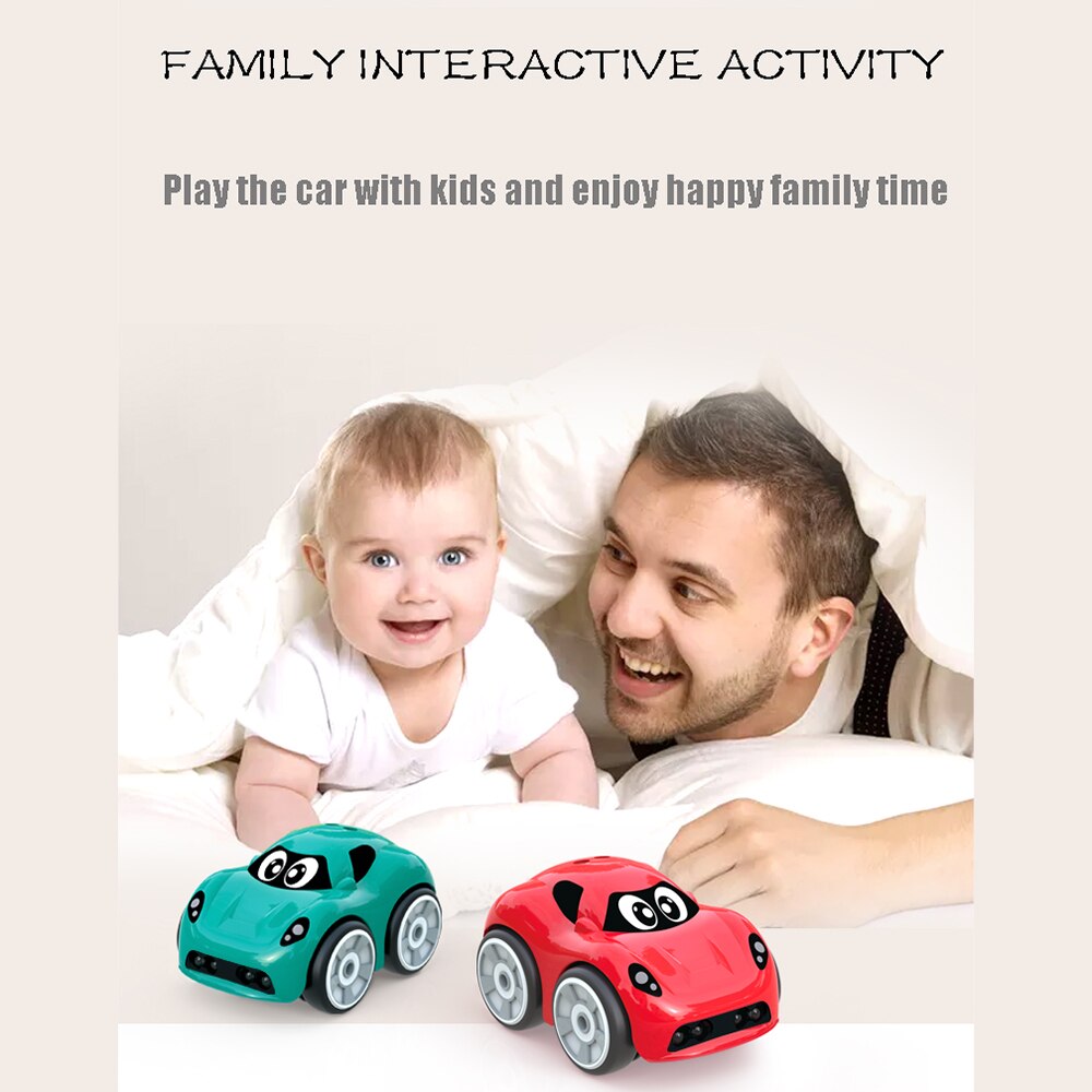 RC Car for Kids Mini Car Object Avoidance Follow Mode Track Drive Sound Effects 360 Degree Rotation 2.4G Remote Control Car