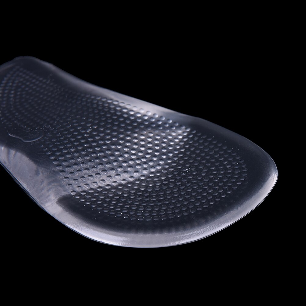 1 Pair Clear Unisex Gel Metatarsal Forefoot Arch Support Shoe Inserts Cushion Insoles Pad