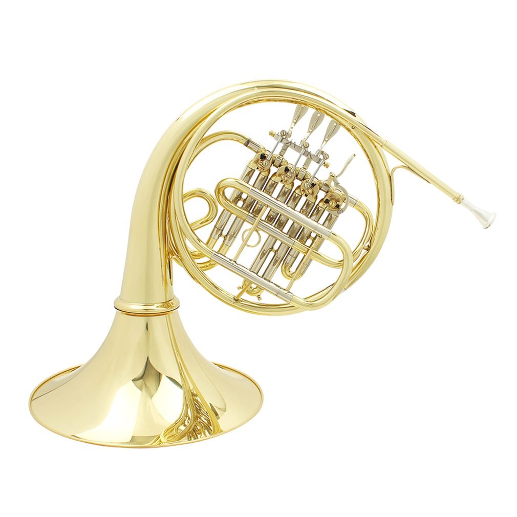 Round Mouthpiece Metal Copper French Horn Musical Instrument