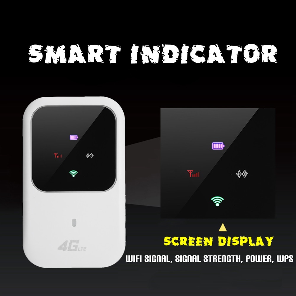 4G LTE voiture Interface USB maison petit routeur Mobile Signal fort Modem Hotspot Portable indicateur de WiFi LED sans fil voyage