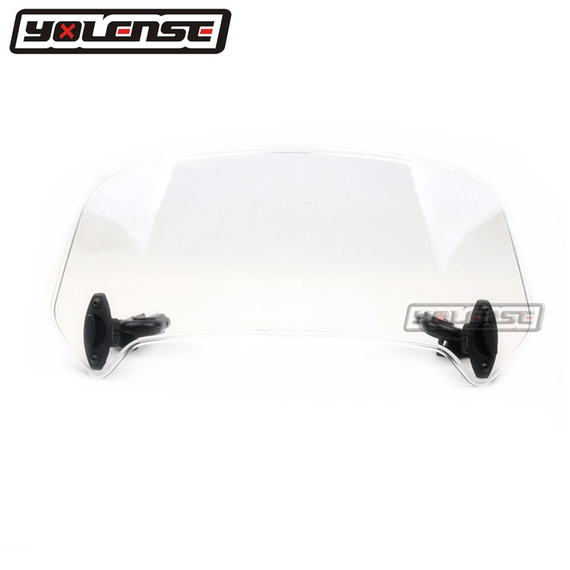 Voor Bmw F750GS F850GS F650GS F800GS F750GS Universele Verstelbare Voorruit Voorruit Extension Spoiler Wind Deflector Afsluitbare: Transparency-Large