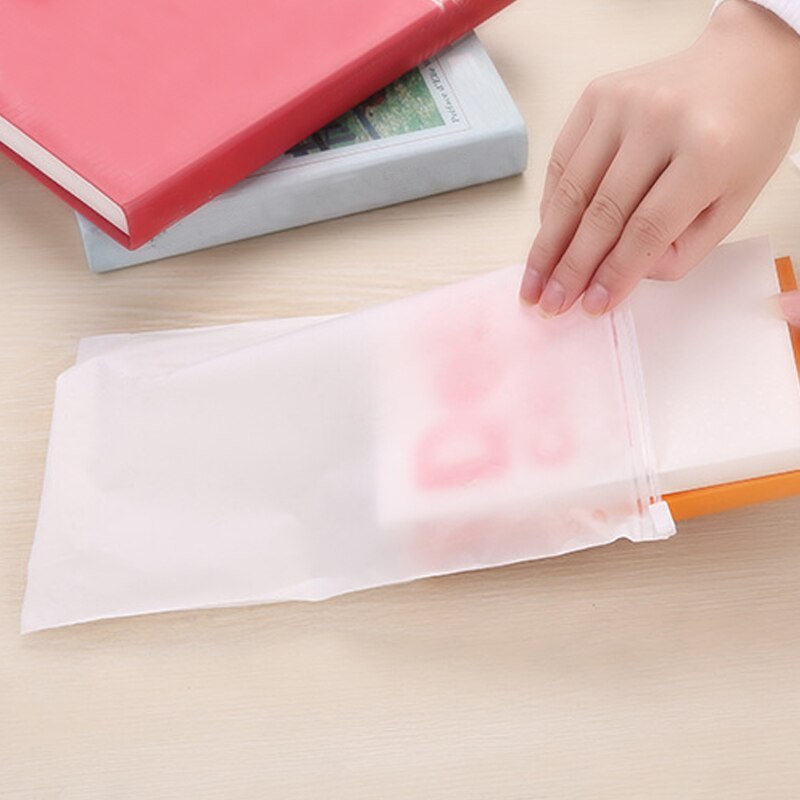 Portable Translucent Plastic Package Cloth Travel Storage Pouch Waterproof Bag Zip Suitcase Cloth Organizer Packaging Bags