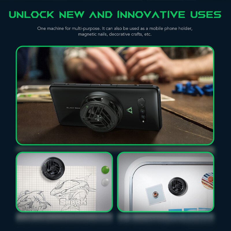 Black Shark-enfriador magnético Original, radiador de teléfono para iPhone 12, Rog, 5, OnePlus 9, 9R, 9 Pro