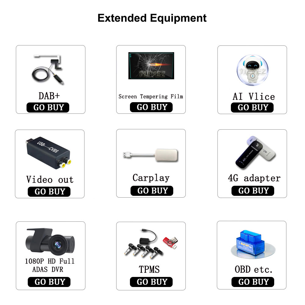 Junda Navi-Acessórios Multimédia Global Store, Opcional