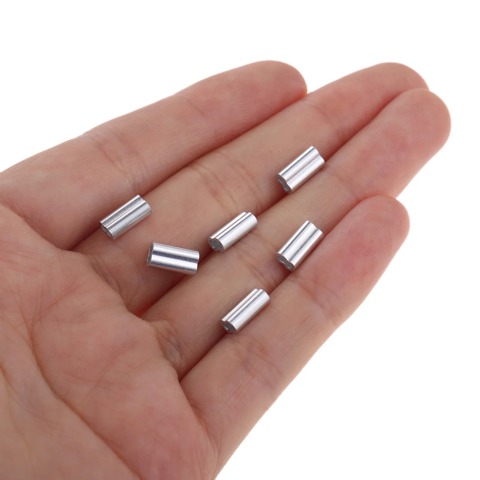 Rostfri Stålwire 100m - 1mm Diameter 7x7 Belagd Kabel - Kit med 150 Krympsprint