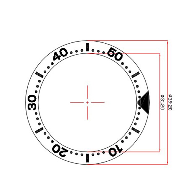 Proxima MM300 SBDX001/017 Tuna Sapphire Ceramic Bezel Insert C3 Lumed Luminous Diver Watch Face Watches Replace Accessories Part