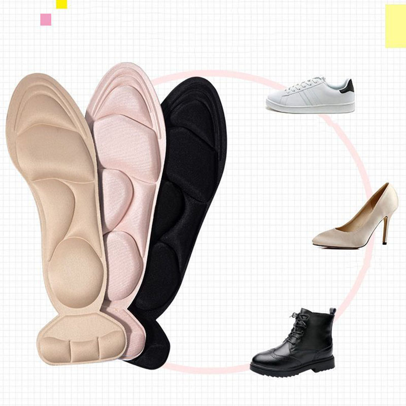 2 pezzi sottopiede inserti tallone Post posteriore traspirante antiscivolo per tacco alto inserto per scarpe protezione solette per scarpe solette in Memory Foam