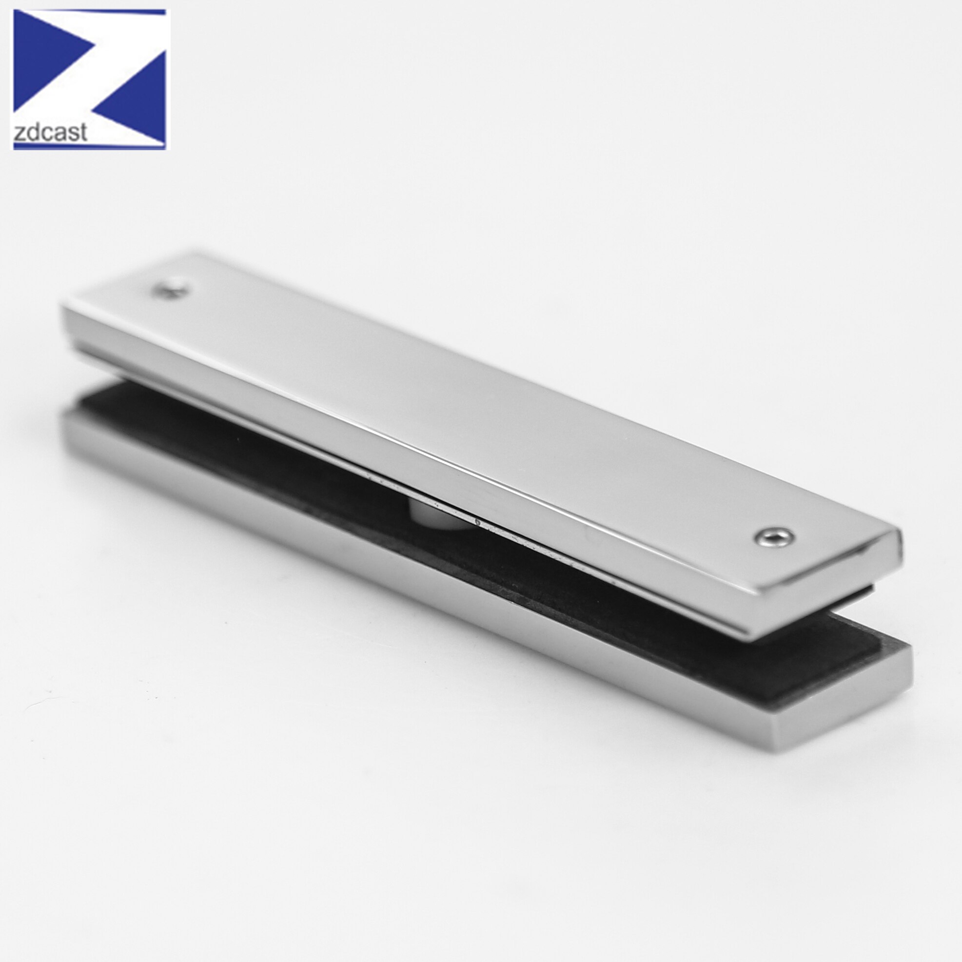 Stainless Steel 316 180 Degree Glass To Glass Long Flat Clamp
