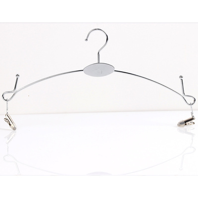 5PCS Metal Gold Hanger for Underwear Bra Clothespin Panties Clip Hangers Non-slip Clothes Drying Rack Wardrobe Storage Organizer: Silver 1